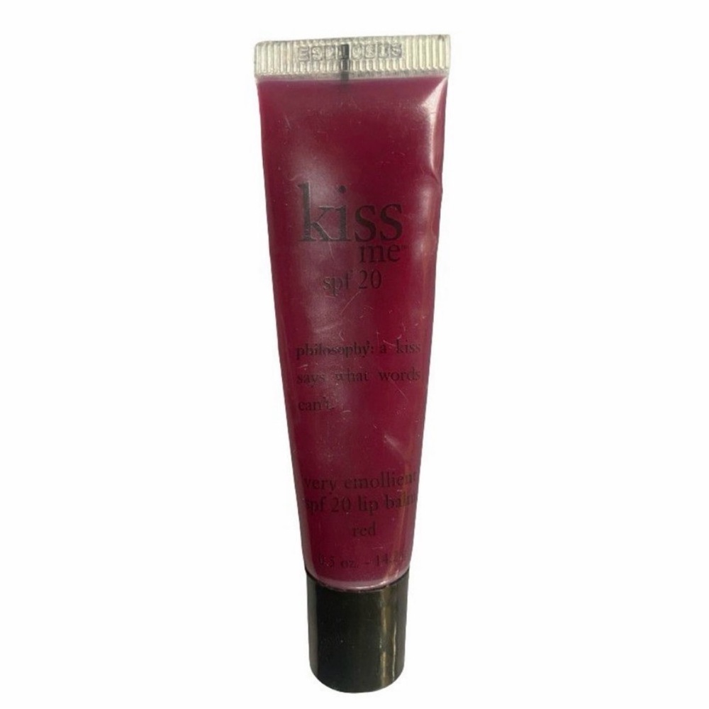 Philosophy Kiss Me Very Emollient Lip Balm Gloss Retired Coty Item Full Sz -read
